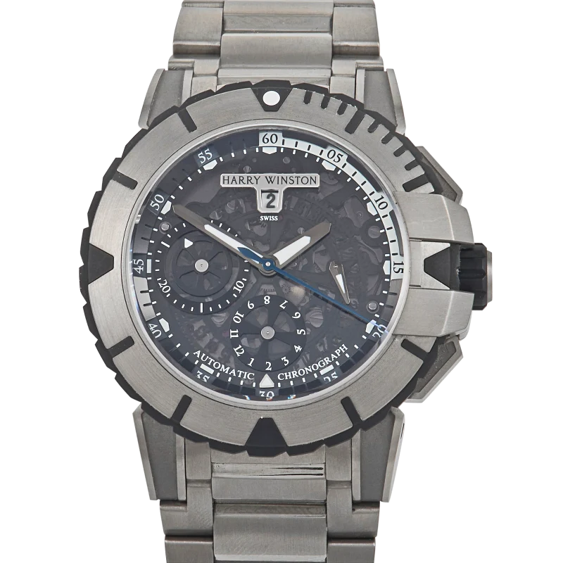 Harry Winston Ocean Sport Reference 411/MCA44ZZ.K, a zalium automatic wristwatch with chronograph