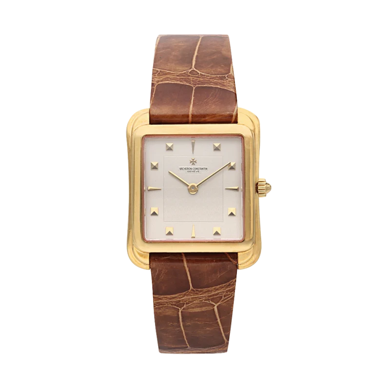 Vacheron Constantin Toledo Les Historiques Reference 31100, a yellow gold manual wind wristwatch with strap