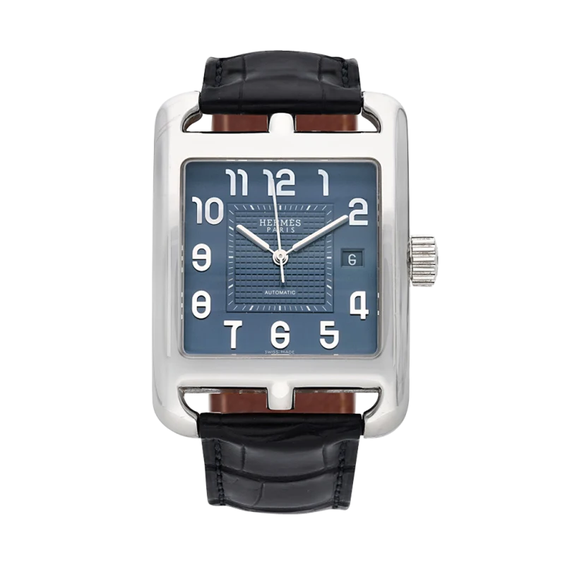 Hermès Cape Cod Reference CD5.810, a stainless steel automatic wristwatch with date, Circa 2010s