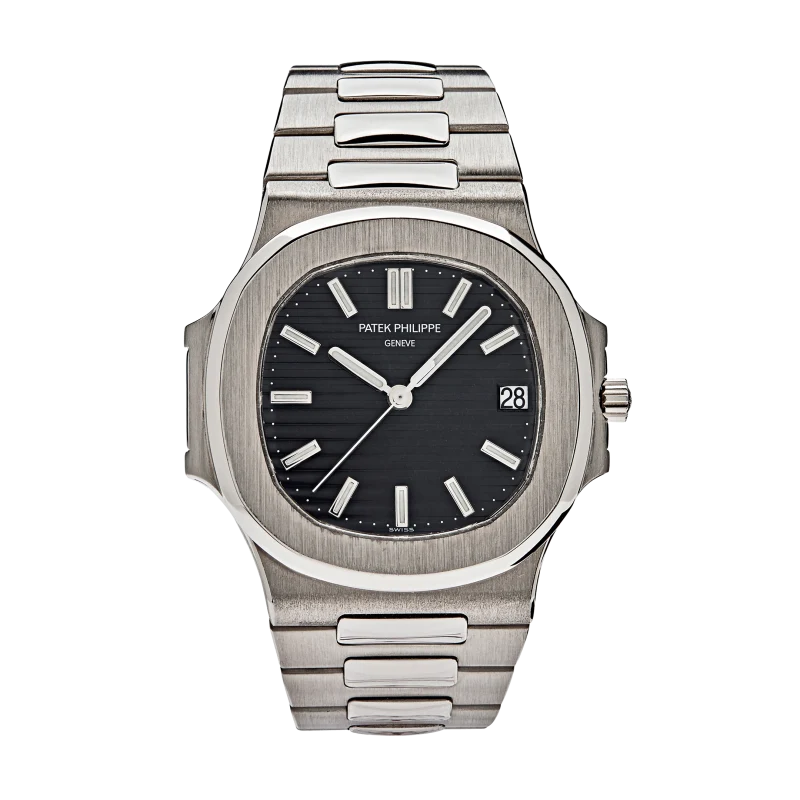 Patek Philippe Nautilus Reference 3711G, a white gold automatic wristwatch with date and bracelet