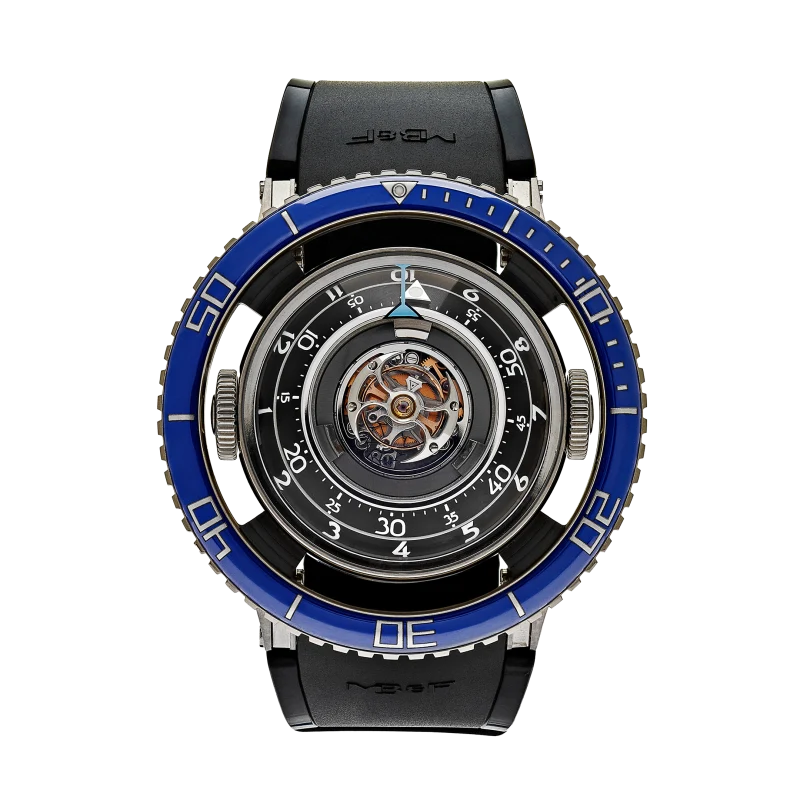 MB&F Aquapod Reference HM7, a titanium automatic wristwatch with strap