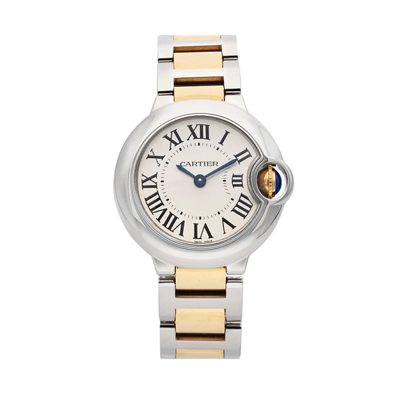 Cartier Ballon Bleu Reference W2BB0010, a yellow gold and stainless steel quartz wristwatch