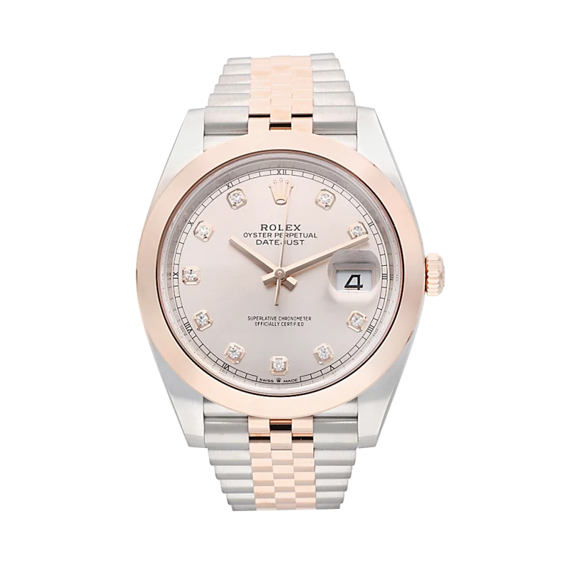 Rolex Datejust Reference 126301, a rose gold and stainless steel automatic wristwatch with date, Circa 2022