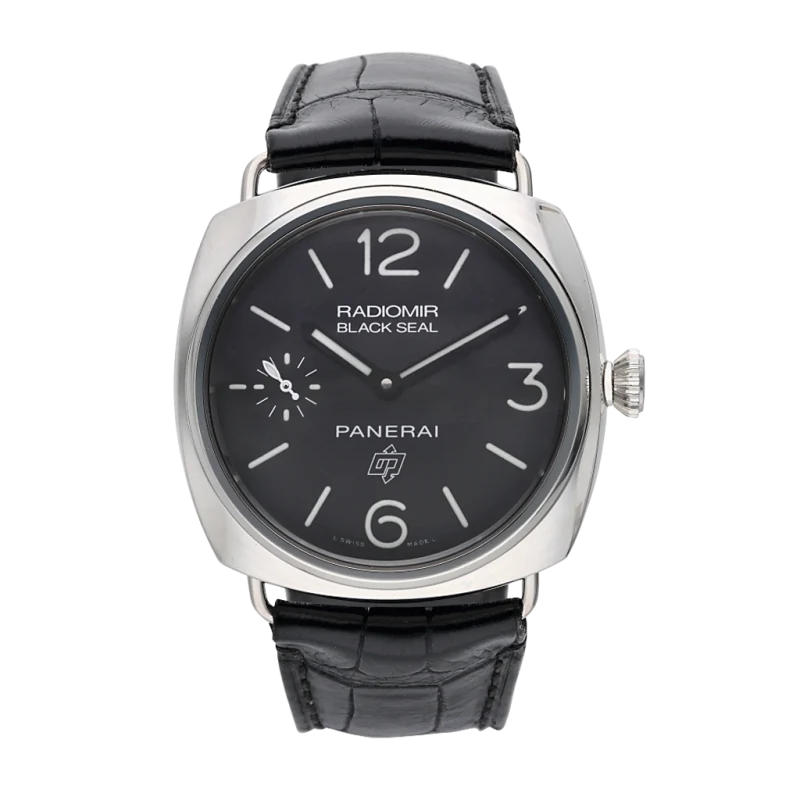 Panerai Radiomir Black Seal Reference PAM00380, a stainless steel manual wristwatch with strap, Circa 2016