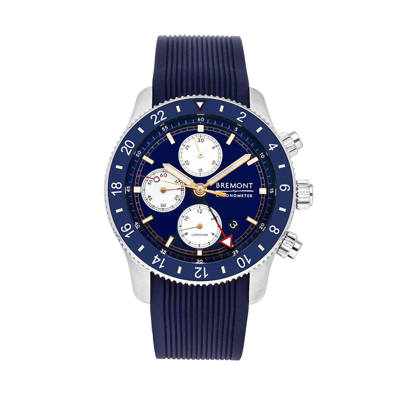 BREMONT Supermarine Chronograph REF SMARINECHRONO-BL-R-S