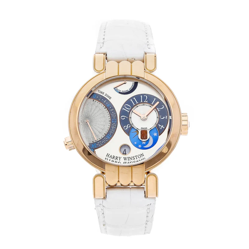 HARRY WINSTON Premier Excenter Dual Time REF 200/MMTZ39RL.W