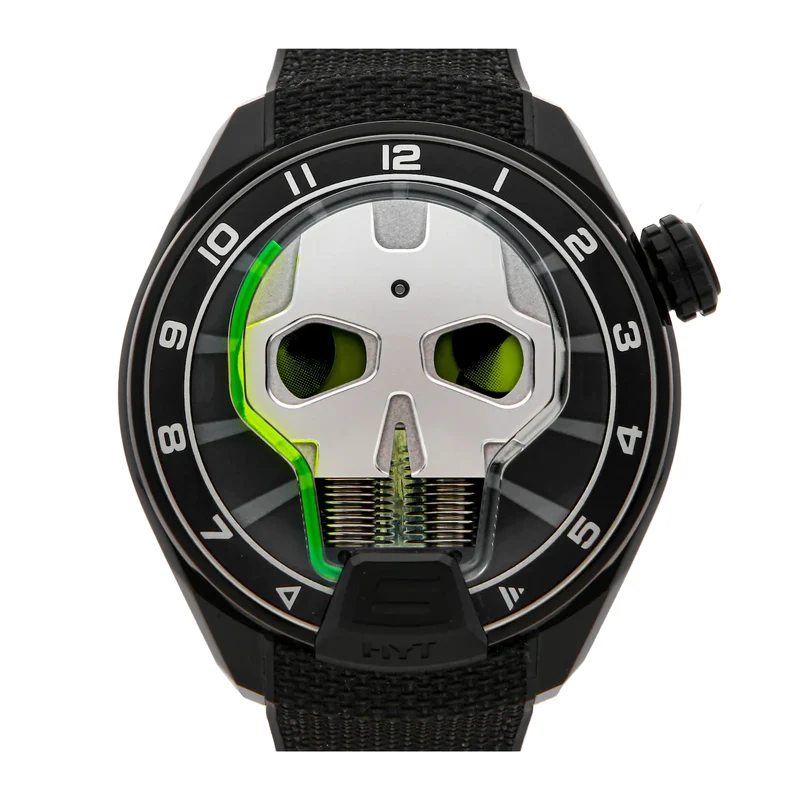 HYT H1 Skull Green Eye Limited Edition REF 151-TD-41-GF-AB