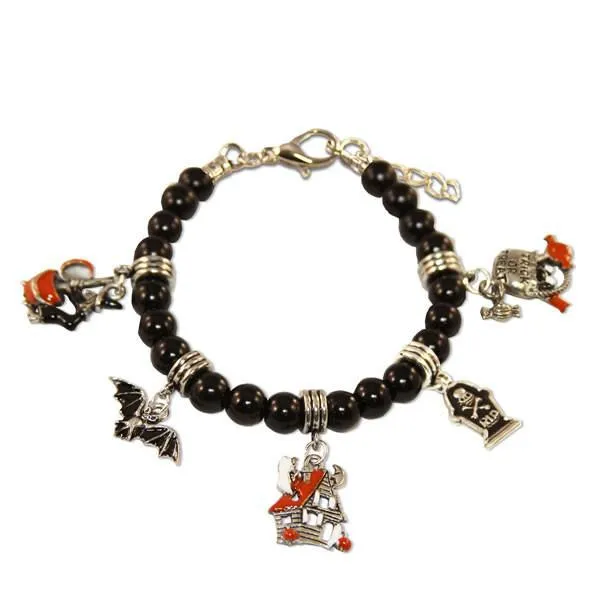 Halloween Charm Bracelet in Silver