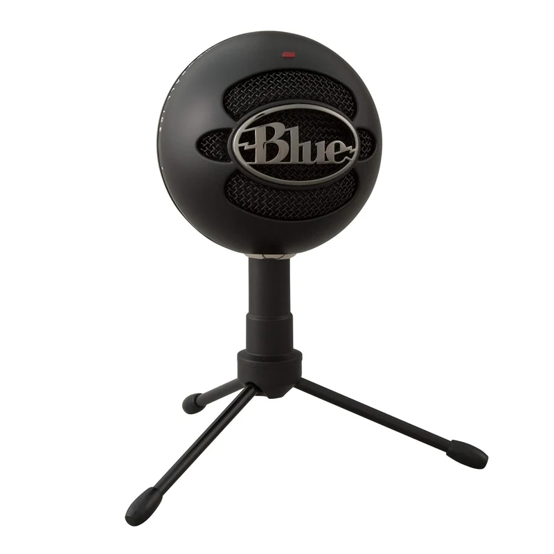 Blue Snowball iCE Plug 'n Play USB Microphone for Recording, Streaming, Podcasting, Gaming on PC and Mac, with Cardioid Condenser Capsule, Adjustable Desktop Stand and USB Cable