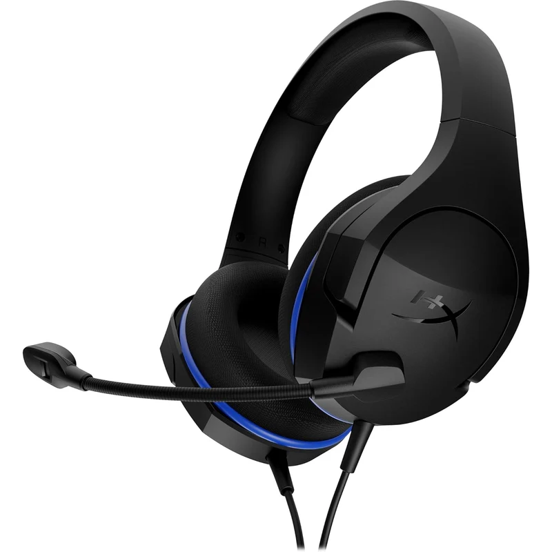 HyperX Cloud Stinger Core - Gaming Headset for PlayStation 4 and PlayStation 5, Over_Ear Wired Headphones Wired Headset with Mic, Passive Noise Cancelling, In-Line Audio Control, Black (HX-HSCSC-BK)