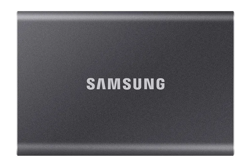 Samsung T7 1TB, Portable SSD, up to 1050MB/s, USB 3.2 Gen2, for Photography, Gaming, Students & Professionals, External Solid State Drive (MU-PC1T0T), Grey