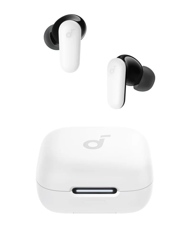 soundcore R50I Nc By Anker Noise Cancelling in Ear Earbuds,Strong 42Db Adaptive Noise Cancelling,Powerful Bass,45H Playtime,2-in-1 Case and Phone Stand,Ip54,Fast Charge 10Min = 120 Min,Bluetooth 5.4