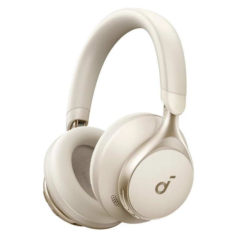 soundcore by Anker Space One Active Noise Cancelling in Ear Headphones,2X Stronger Voice Reduction,40H ANC Playtime,App Control,Ldac Hi-Res Wireless Audio,Comfortable Fit,Clear Calls,Bluetooth 5.3
