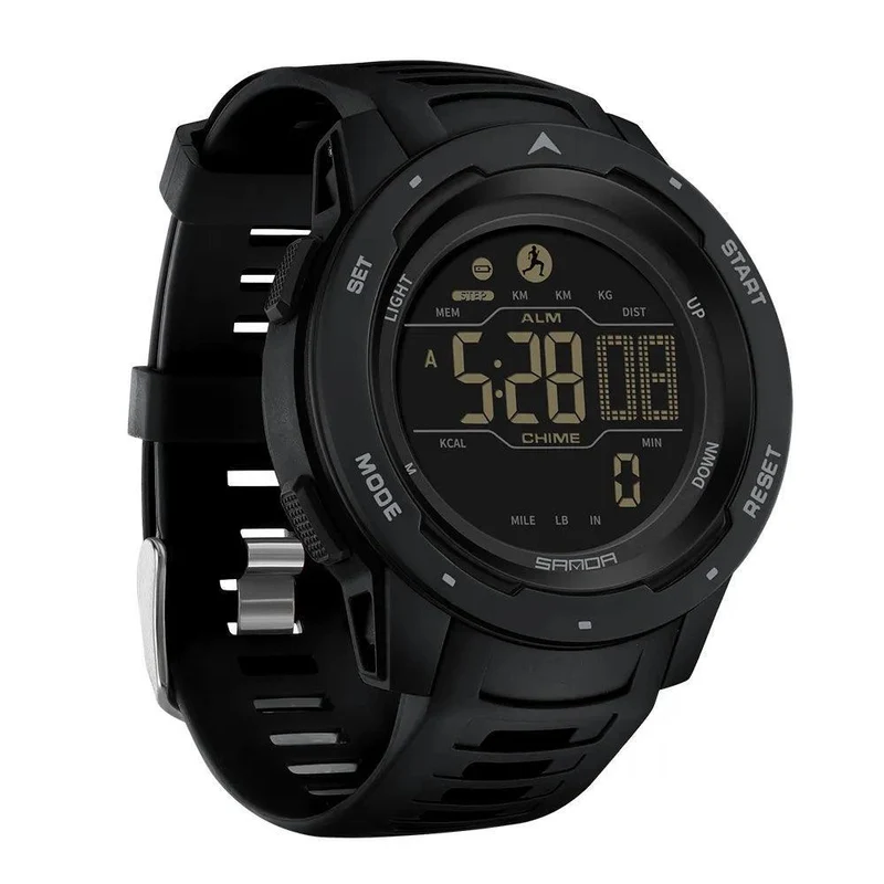 Montre Digitale Militaire avec Podomètre – Sport & Outdoor