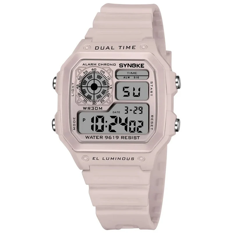 Montre Digitale Femme – Sport, Alarme & Chrono