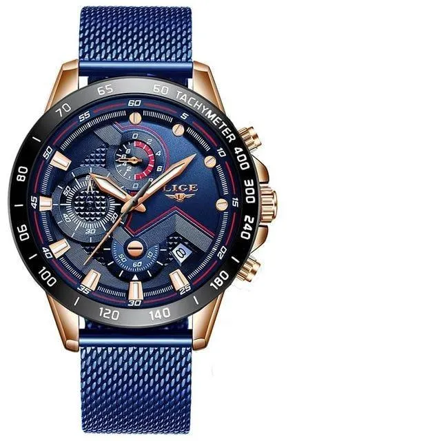 Nouvelle montre LIGE à quartz pour homme
