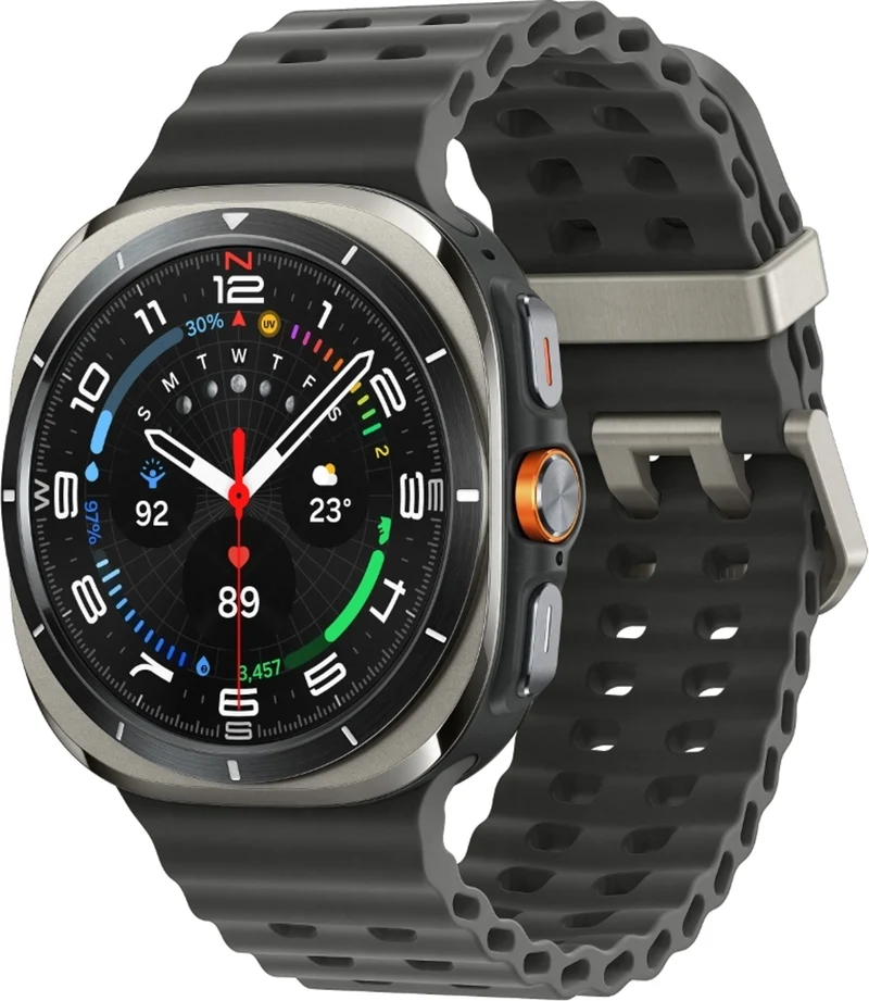 Samsung Galaxy Watch Ultra (47mm, Bluetooth, Gray) with Upto 100h Battery | 3nm Processor | Dual GPS | Quick Button/Siren | Sapphire Glass & Titanium | 10ATM & IP68 | BP & ECG Monitor | Energy Score & Ages (Gray)
