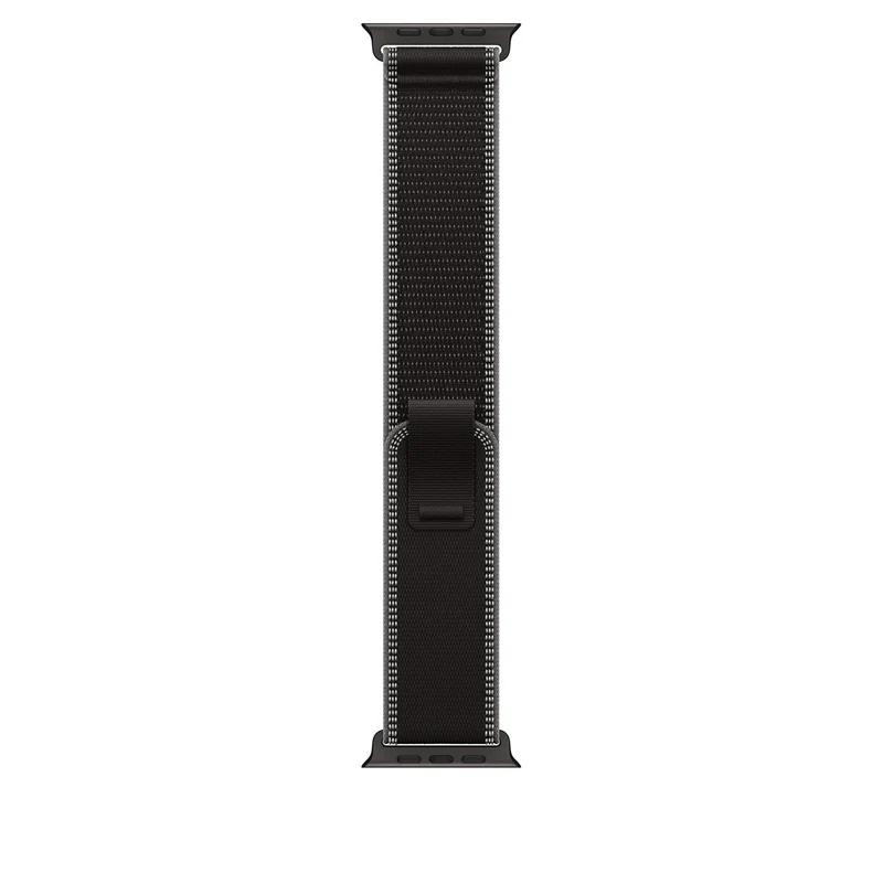 Apple Watch Band - Trail Loop - 49mm - Black/Charcoal - S/M