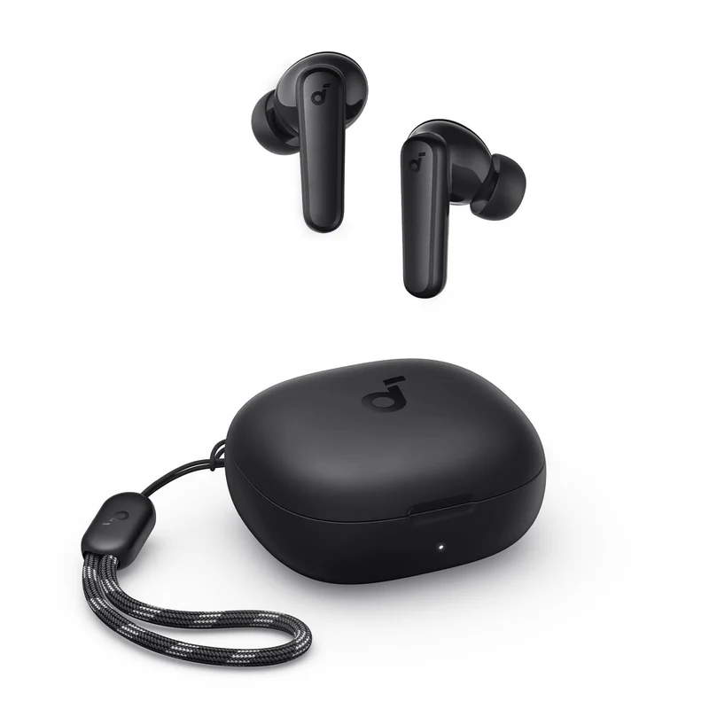 soundcore by Anker R50i VI True Wireless Earbuds, 10mm Drivers with Big Bass, Bluetooth 5.3, 30H Long Playtime, Water-Resistant, 2 Mics for AI Clear Calls, 22 Preset EQs, Customization via App (Black or White Colour)