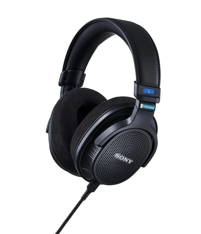 Sony MDR-MV1, Audiophile Headphones for Mixing and Mastering, Studio Monitor Sound for Neutral Frequency Response, Excellent Wearing Comfort, Spatial Sound Creation | Detachable cables