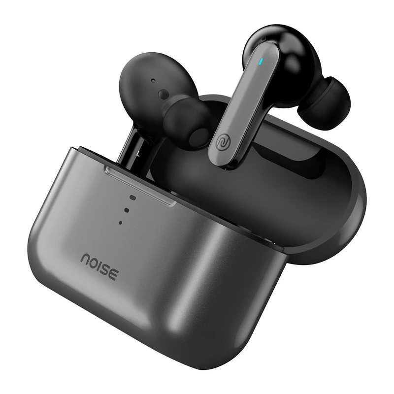 Noise Buds Pop Truly Wireless Earbuds with Environmental Cancellation & Quad Mic for Crisp Calling| Transparency Mode & in-Ear Detection, 30-Hour Playtime with Type C Charging (Gunmetal Grey)