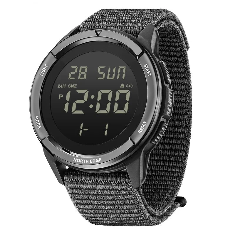 Montre Sport Digitale Homme – Étanche 50M, Chronomètre & Compte à rebours