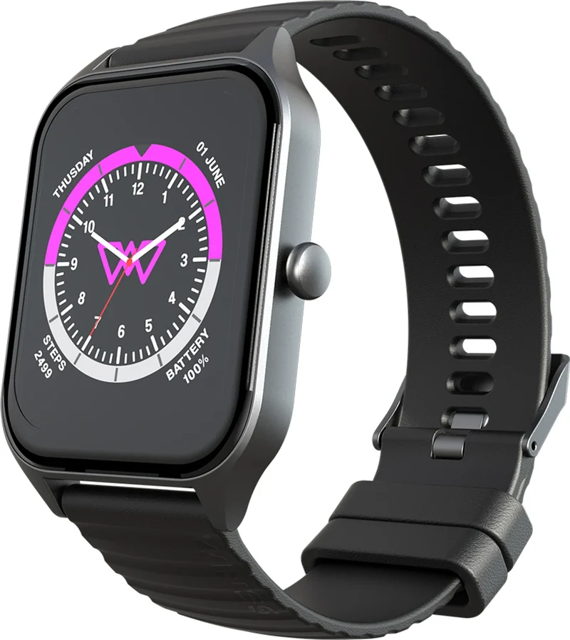 Wings Prime Smartwatch with 1.96" HD IPS Display and 60Hz Refresh Rate, Digital Smartwatch with Single Chip BT Calling, Upto 7 Days of Battery