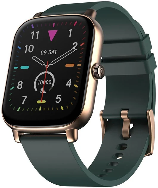 PLAYFIT DIAL; Full Touch IPS Display; Bluetooth Calling; Silicone Strap; Multiple Exercise Modes; 24-Hour Heart Rate Monitor; IP67 Water Protection