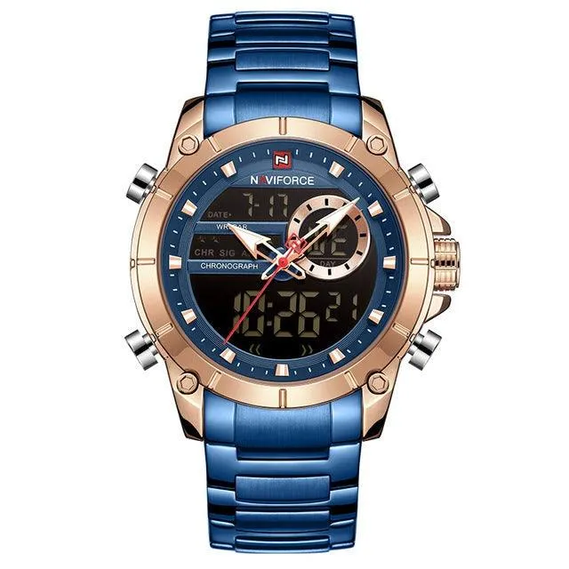 Montre Aiguille et Digitale Double Affichage