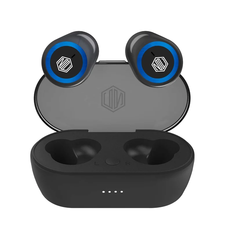 Nu Republic Starbuds 4 True Wireless in Ear Earbuds (TWS) BT V5.0, Upto 20Hrs Play Time, Compact Charging Case, Sweat & Water Resistant, Voice Assistant/Siri with in-Built Mic -Blue