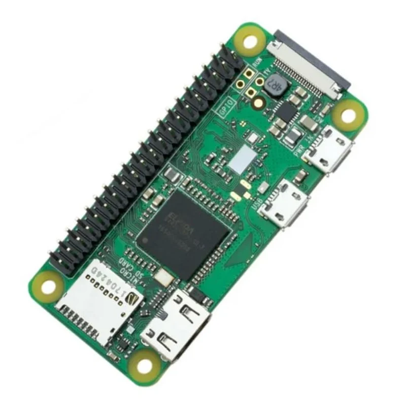 Raspberry Pi Zero WH with Pre-Soldered GPIO Header – 1GHz CPU, 512MB RAM, WiFi, Bluetooth, Mini HDMI, OTG Support
