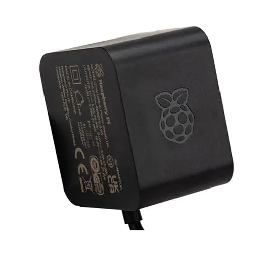 Raspberry Pi 5 27W USB-C Power Supply