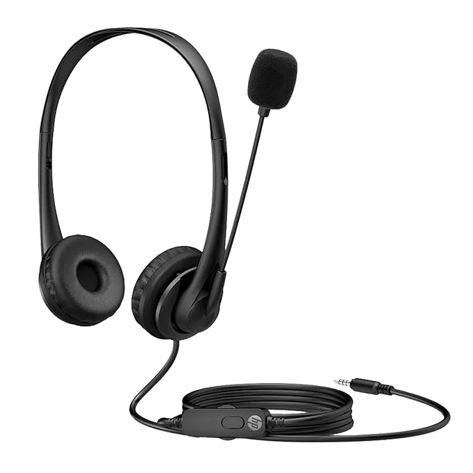 HP G2 Stereo Wired Headset with Quick 3.5mm connectivity