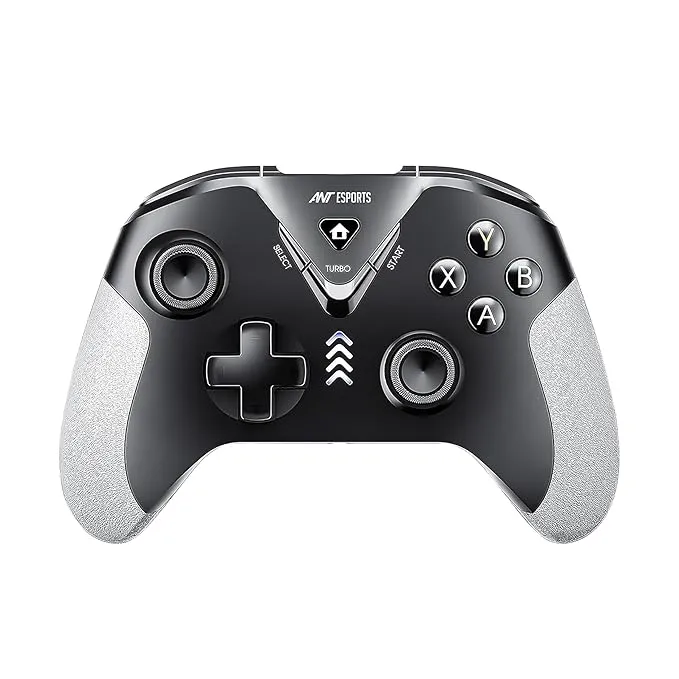 Ant Esports GP365 Pro Wireless Controller with Hall Effect Magnetic Triggers for PC/PS3/Android, 2.4G Connectivity (Black/Grey)