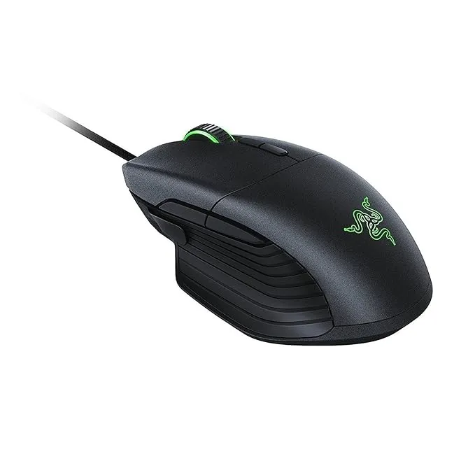 Razer Basilisk Ergonomic FPS Wired Gaming Mouse | True 16,000 DPI 5g Optical Sensor - Chroma RGB Lighting - Black - RZ01-02330100-R3A1