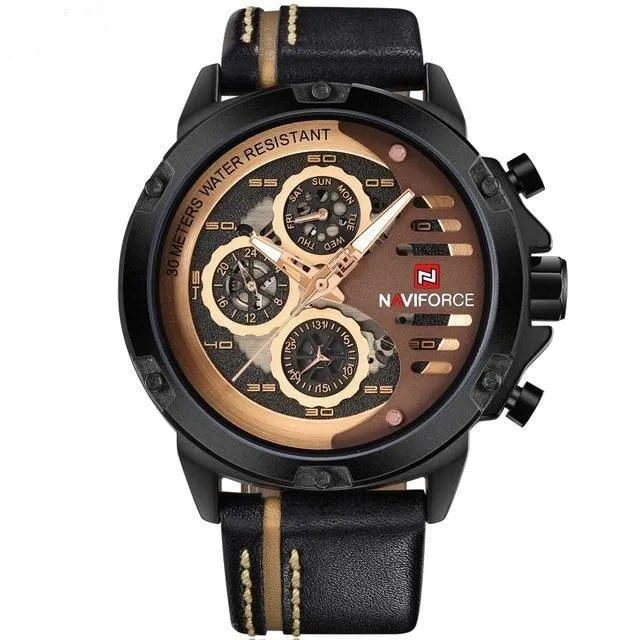Montre Naviforce étanche à aiguille