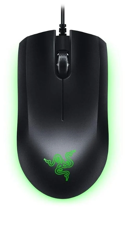 Razer Abyssus Essential Optical Wired Gaming Mouse | 7,200 DPI Optical Sensor with Chroma RGB Underglow Lighting | 3 Hyperesponse Buttons - RZ01-02160300-R3M1