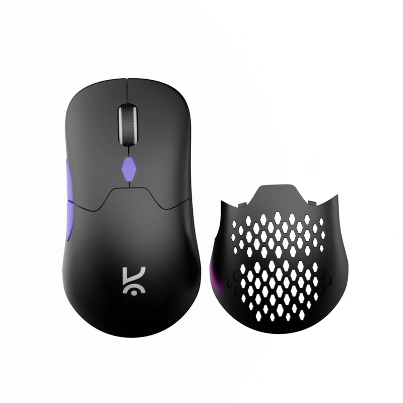 Kreo Chimera V2 Wireless Gaming Mouse with Hot-swappable Switches, Dual Magnetic Shells, 6 Programmable Buttons, Triple-Mode Connectivity & Adjustable