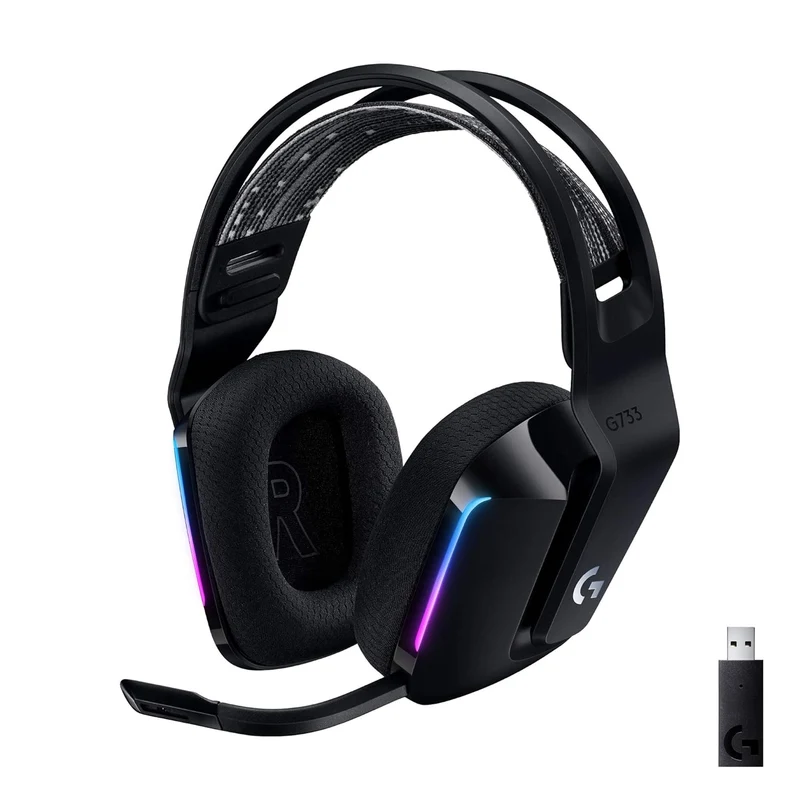 Logitech G 733 Lightspeed Over Ear Wireless Gaming Headset (Without Mic & Receiver)