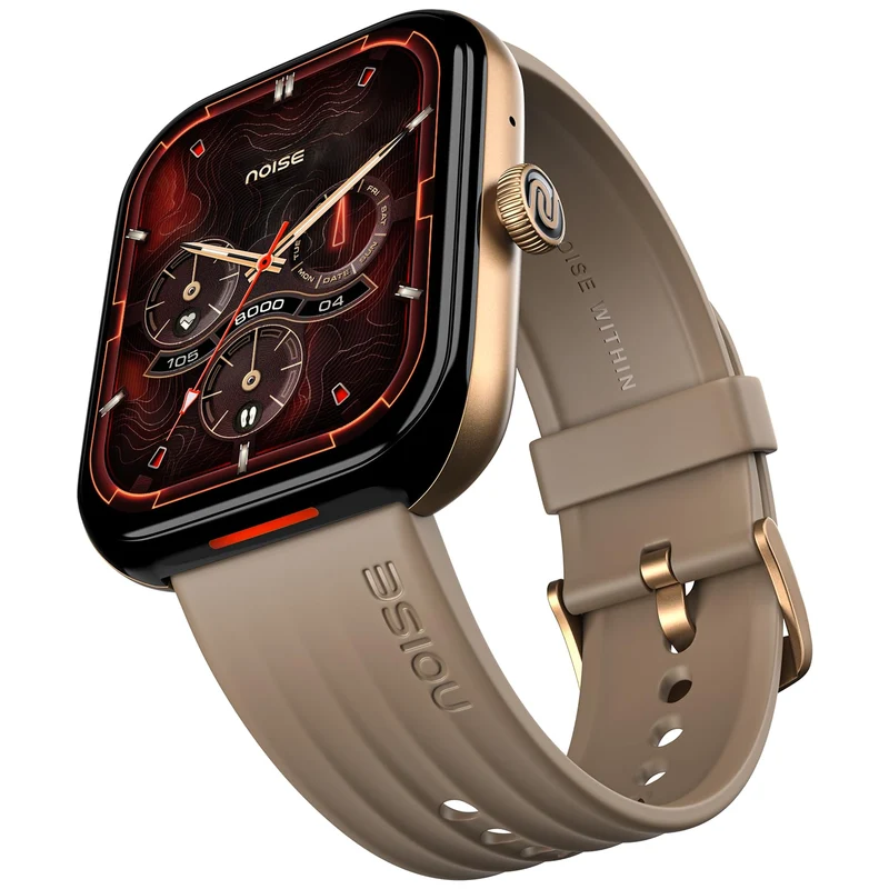Noise Ultra 3 Luminary with India's 1st Ever Personalised Notification Alerts (Lumilert), 1.96" AMOLED Display, Premium Metallic Dial, Send Upto 5 Emojis (Lumiping), Health Suite