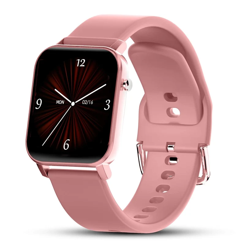 TAGG Verve Waterproof Smartwatch|| Full Touch Controls and High Resolution Display, 10 Days Battery Backup-Rose Gold, Standard