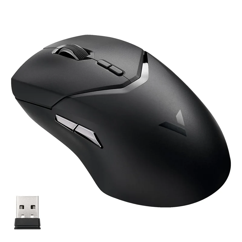 Rapoo VT9PRO Superlight Wireless Gaming Mouse - PAW 3398 Esports Sensor, 50-26000 DPI, 1K+4K Polling Rate, 1ms Response Time, 68g Lightweight, 10 Buttons, 160H Battery, On Board Memory - Black