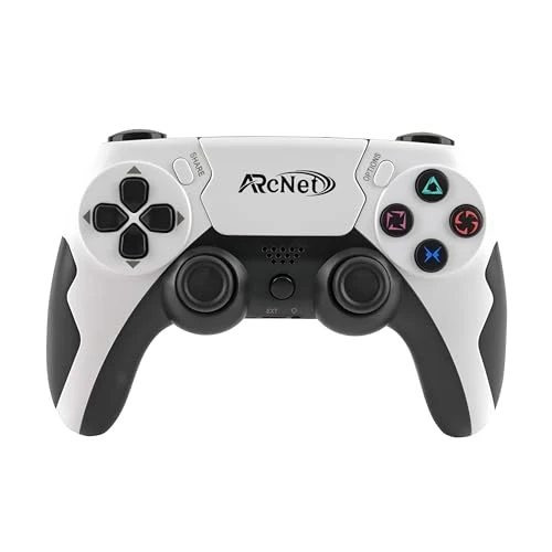 ARcNet Dualshock Wireless Controller Game Switch For PS 4 With 3.5 mm Headset Port & 6 Axis Gyro Sensor Wireless USB Controller Compatible for PS 4 Slim/PRO/Fat With Built in Speaker