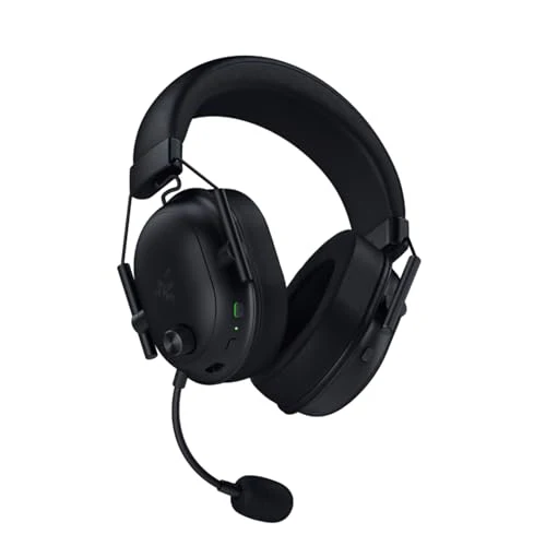 Razer Blackshark V2 Hyperspeed Wireless Gaming Headset:Lightweight -THX Spatial Audio- Bendable Mic-50Mm Drivers-2.4Ghz,Bluetooth Or Usb-70 Hr Battery W/USB Type C Charging-Black-Over Ear