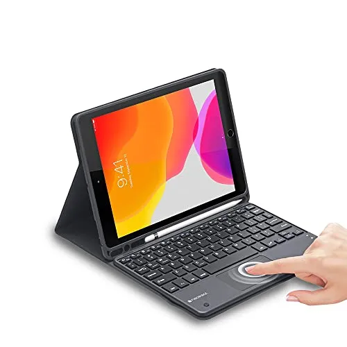 Neopack Keyboard Folio Case with Trackpad for iPad 10.9", Fits: 10th Gen & iPad A16 Model, Fits: 11th Gen (Black)