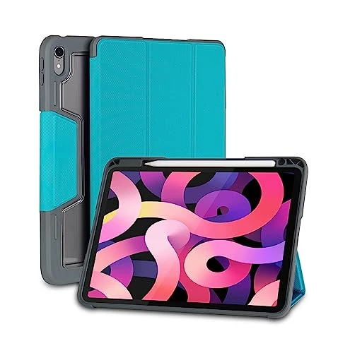 Neopack Drop Tested Defender Case with Pencil Holder for iPad Air 13", Fits: M2 and M3 Models/iPad Pro 12.9", Fits: 4th, 5th, 6th Gen. (Green)