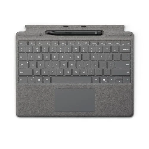 Microsoft Surface Pro 11 Keyboard with Slim Pen Platinum - EP2-01831