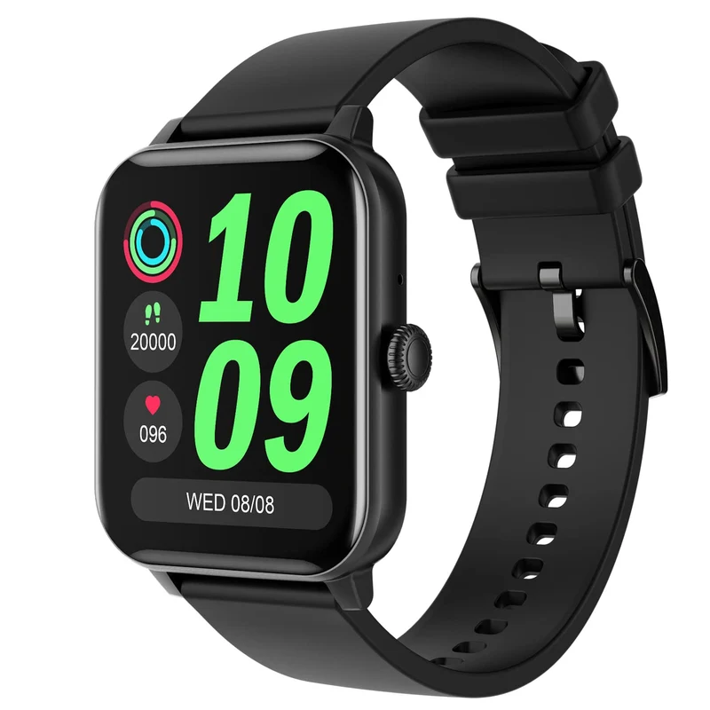 Fire-Boltt Ninja Call Pro Bluetooth Calling Smart Watch, 1.69″ HD Display,Dual Chip,AI Voice Assistant, 120+ Sports Modes, SpO2 & Heart Rate Monitor, Fitness Tracker Smartwatch for Men & Women - Black