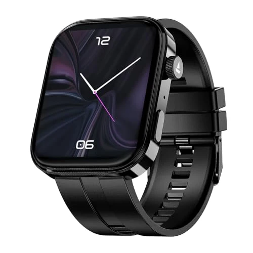 Boat Chrome Endeavour, Premium Metal Body, 1.96”(4.97cm) AMOLED Display,AI Coach Health Insights,Advanced S1 Processor,HRV,VO2 Max,Auto Watchface Refresh, Smart Watch for Men & Women (Active Black)