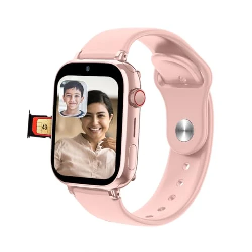 sekyo Magic Pro 4G Smart Watch for Kids | Video Call, Live GPS Location, Family Chat, Geo Fence, Parent Control App, History Route, Pedometer, Math Games, Habit Coach | Smartwatch for Kids/Boys/Girls